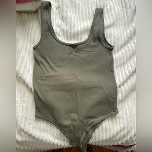 Ambiance Sage Green Bodysuit